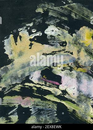 Abstract watercolor painted background Stock Photo