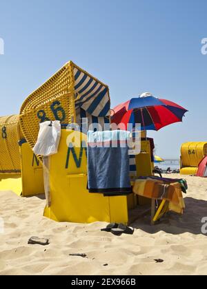 Beach Holidays in Cuxhaven, Germany Stock Photo