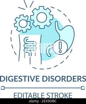 Digestive disorders concept icon Stock Vector Image & Art - Alamy