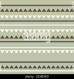 Lines and triangles seamless pattern Stock Vector