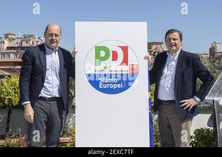 Photo Repertoire, Italy. 04th Mar, 2021. Rome, 30 March 2019 Nicola Zingaretti and Carlo Calenda during the presentation of the symbol of the Democratic Party list in the next European elections on 26 May ph. Â © Luigi Mistrulli (Rome - 2019-03-30, Luigi Mistrulli) ps the photo can be used in compliance with the context in which it was taken, and without the defamatory intent of the decorum of the people represented Editorial Usage Only Credit: Independent Photo Agency/Alamy Live News