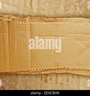 Riped grunge cardboard background Stock Photo