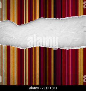 Riped stripe paper texture background Stock Photo