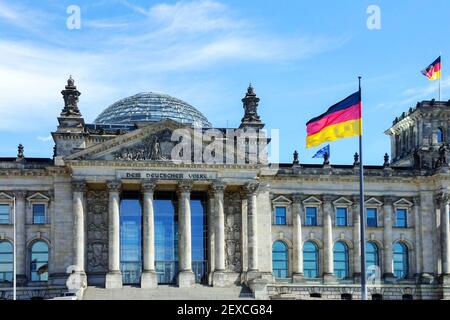 The Reichstag Berlin Germany Stock Photo