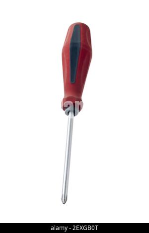 Close up of a red screw driver Stock Photo