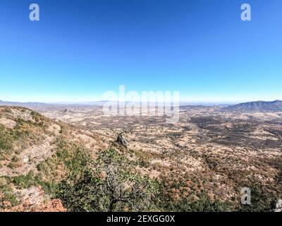 Beautiful view over Guanajuato City, Guanajuato State, Mexico Stock Photo