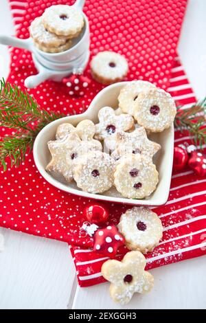 Christmas biscuits Stock Photo