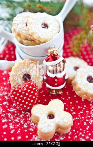 Christmas biscuits Stock Photo