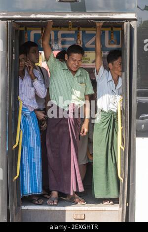 Downtown Yangon, Myanmar Stock Photo