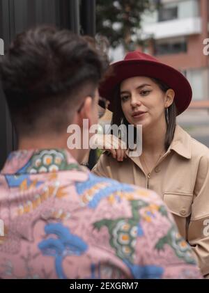 Young couple enjoying a nice afternoon together. Stock Photo