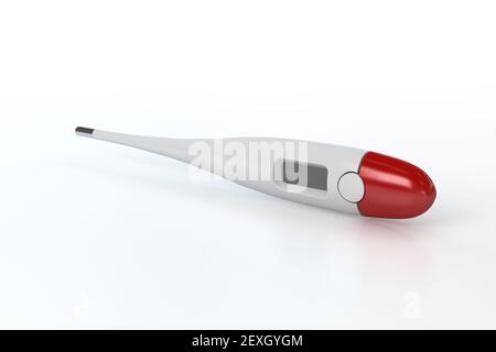 Digital Thermometer Stock Photo