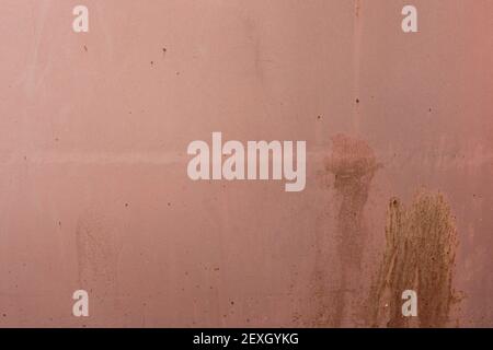 Abstract texture of reddish and old iron. Metallic shapes and backgrounds Stock Photo