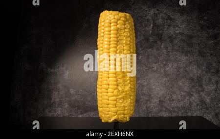 Sweet Corn in close-up shot Stock Photo