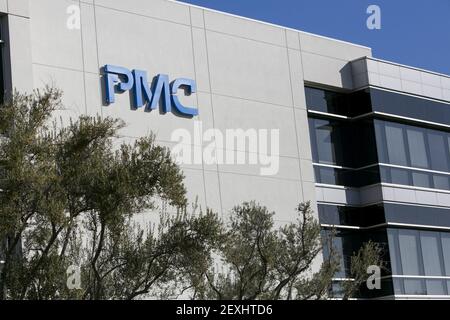The headquarters of technology firm PMC-Sierra in Sunnyvale, California on January 1, 2014. Photo Credit: Kristoffer Tripplaar/ Sipa USA