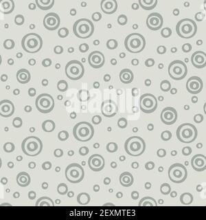 A seamless retro pattern with dots. Stock Vector