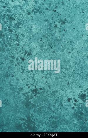 Turquoise background with concrete texture. Stock Photo
