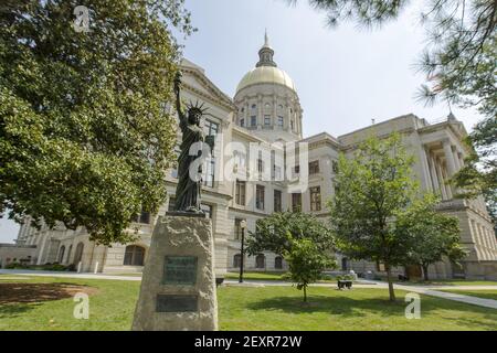 Georgia State Capital Stock Photo