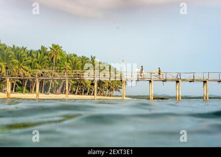 Cloud 9 Cloud9 Tower Surf Spot Siargao Island The Philippines Stock Photo