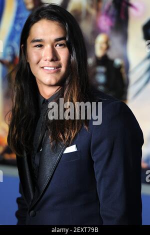 Booboo Stewart attends the world premiere of Disney's Studios 