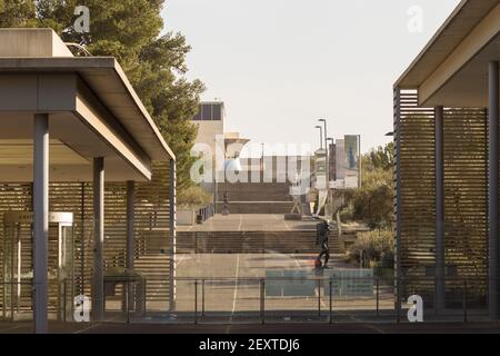 jerusalem-israel. 24-03-2020. The entrance to the Israel Museum in Givat Ram in Jerusalem Stock Photo