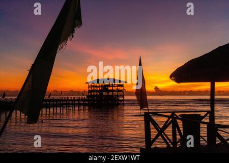 Cloud 9 Cloud9 Tower Surf Spot Siargao Island The Philippines Stock Photo