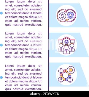 Non governmental institutions concept icon with text Stock Vector
