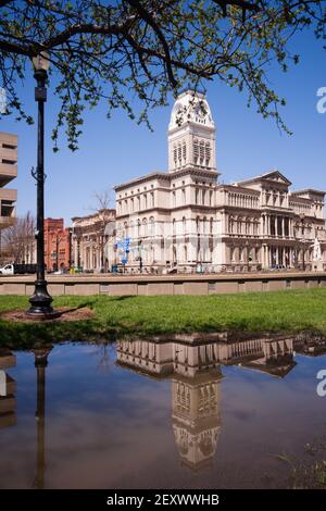 City Hall Building Downtown Louisville Kentucky Built 1871 Stock Photo