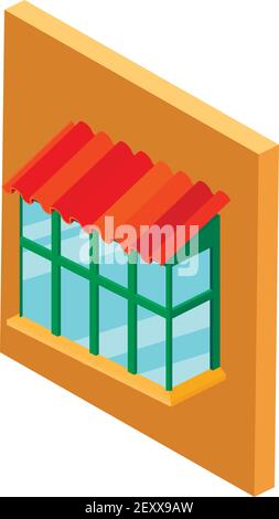 Old balcony icon, isometric 3d style Stock Vector Image & Art - Alamy
