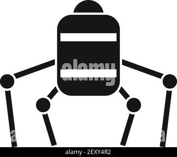 NAME icon, simple style Stock Vector