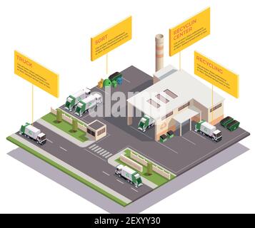 Garbage Segregation Composition Global waste composition infographic. Sorting garbage, segregation and ...