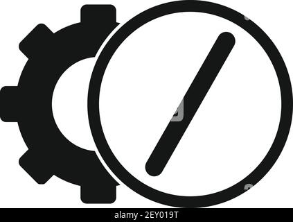 Nanotechnology pills icon, simple style Stock Vector
