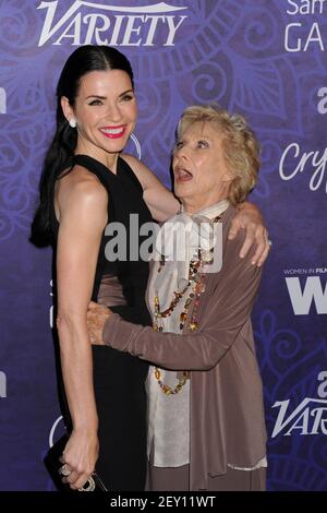 L-R: Julianna Margulies, Cloris Leachman arrives to the 2014 Variety