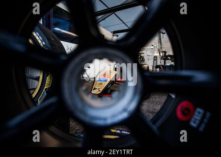 carrosserie body pneus tyres tyre mecaniciens mechanics DS Techeetah, portrait during the 2020 Berlin E-Prix I, 7th round of the 2019-20 Formula E championship, on the Tempelhof Airport Street Circuit from August 5 to 6, in Berlin, Germany - Photo Germain Hazard / DPPI