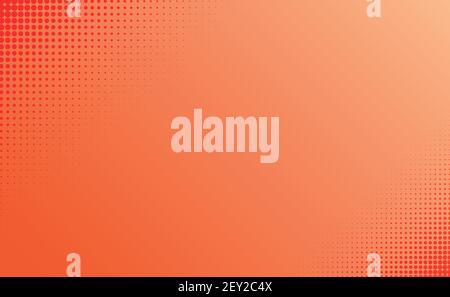 Red with gradient abstract background with dots points - Vector illustration Stock Vector