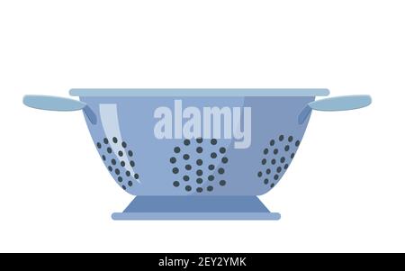 Colander flat icon. Stock Vector
