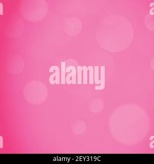 Abstract multicolored blurred bokeh on red background - Vector illustration Stock Vector