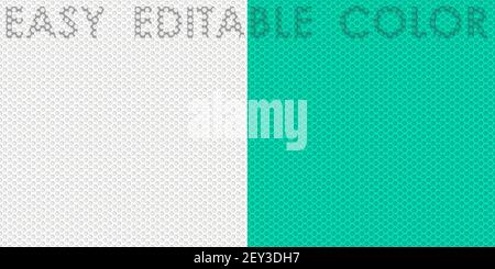 seamless pattern of metal mesh with textured surface of small cells. Industrial lightweight grid for frames and fences. Vector Stock Vector