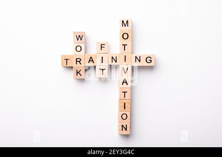 Wooden Blocks with the text training Stock Photo - Alamy