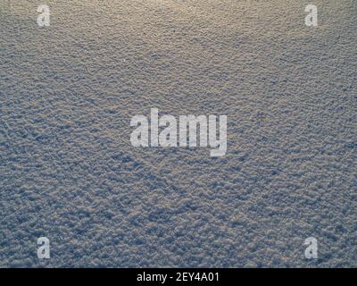 Fresh Snow Surface Cover Background Stock Photo