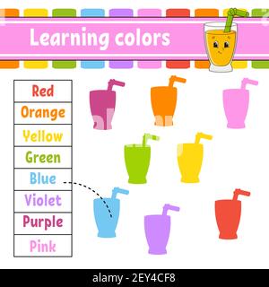 Learning color for kids education developing Vector Image