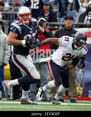 Chicago Bears tight end Ryan Griffin (84) celebrates after making a  touchdown against the Cleveland Browns during the first half of an NFL  preseason football game, Saturday, Aug. 27, 2022, in Cleveland. (