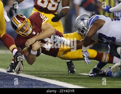 Washington Redskins quarterback Colt McCoy (12) tosses a pass during the  morning session of NFL football training camp in Richmond, Va., Friday,  July 27, 2018. The Redskins have signed McCoy to an