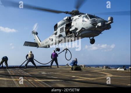 USS Roosevelt (DDG-80), an Arleigh Burke-class destroyer operated by ...