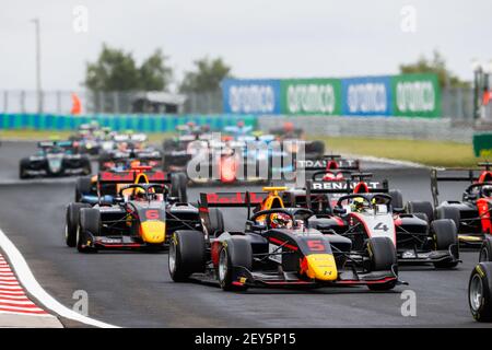 05 Lawson Liam (nzl), Hitech Grand Prix, Dallara F3 2019, action during the 3rd round of the 2020 FIA Formula 3 Championship from July 17 to 19, 2020 on the Hungaroring, in Budapest, Hungary - Photo Antonin Vincent / DPPI Stock Photo