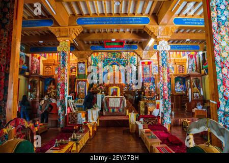 Various views of the Tabo Monastery Stock Photo