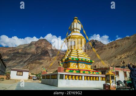 Various views of the Tabo Monastery Stock Photo