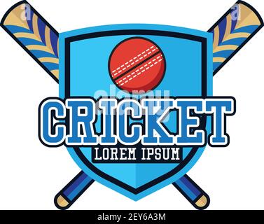 cricket logo with text space for your slogan tag line, vector ...