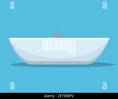 Modern bath isolated Stock Vector Image & Art - Alamy