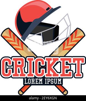 cricket logo with text space for your slogan tag line, vector ...