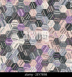Seamless abstract trendy pattern for surface print Stock Vector